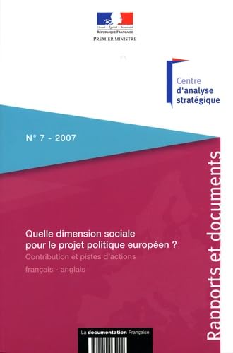Quelle dimension sociale pour le projet politique européen ? : contributions et pistes d'action book