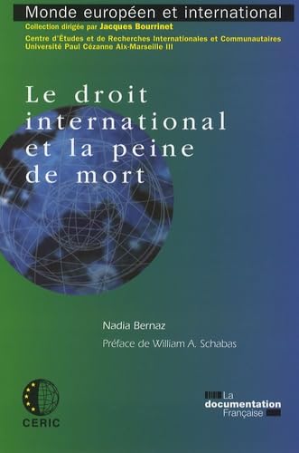 Le droit international et la peine de mort book