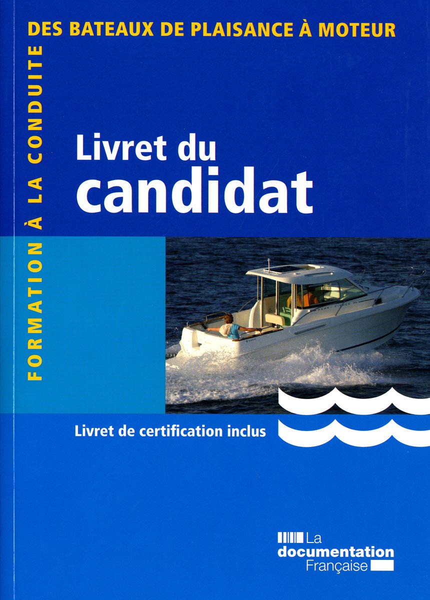 Permis bateau - Livret du candidat - Livret de certification inclus book