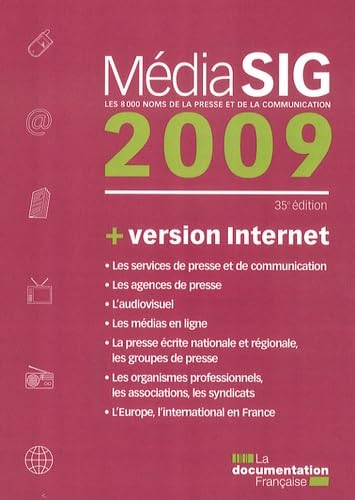 Mediasig 2009 - Livre + version internet - Les 8000 noms de la presse book