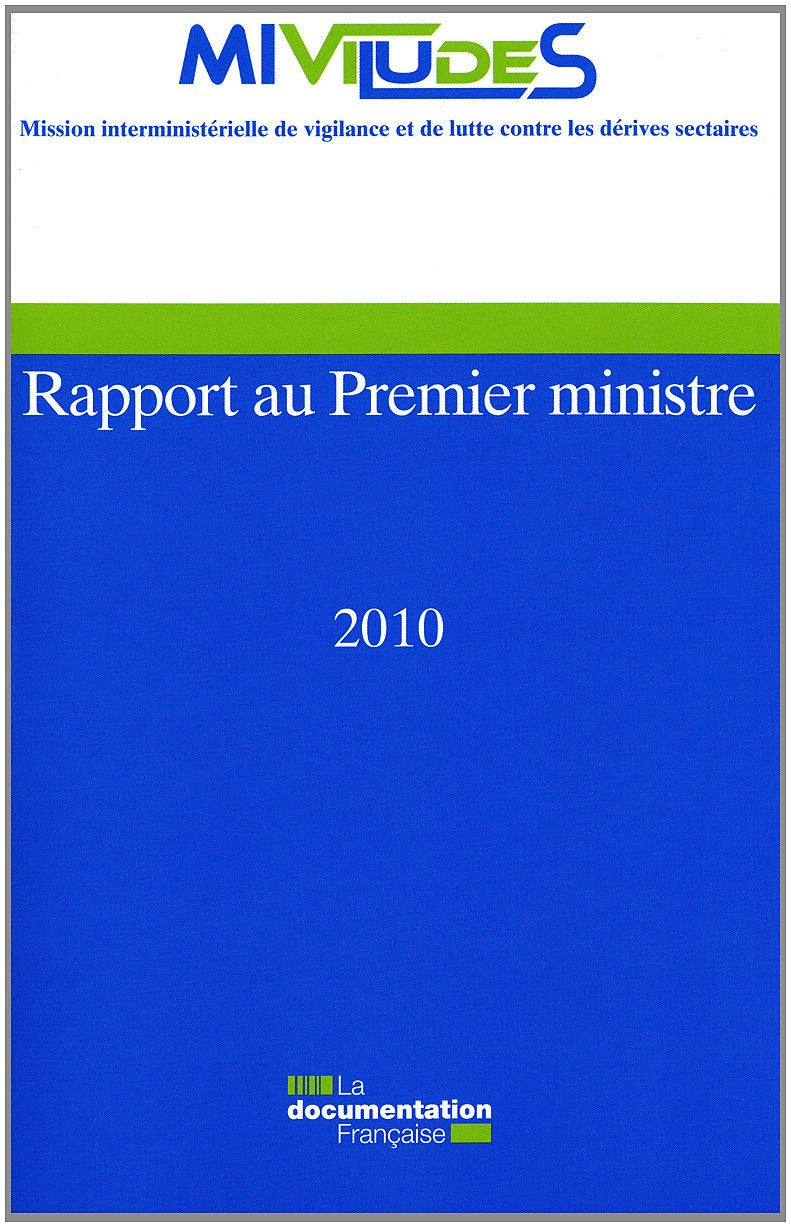 MIVILUDES: Rapport au Premier ministre Books