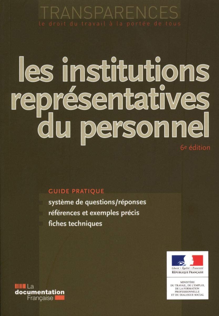 Les institutions représensatives du personnel Books