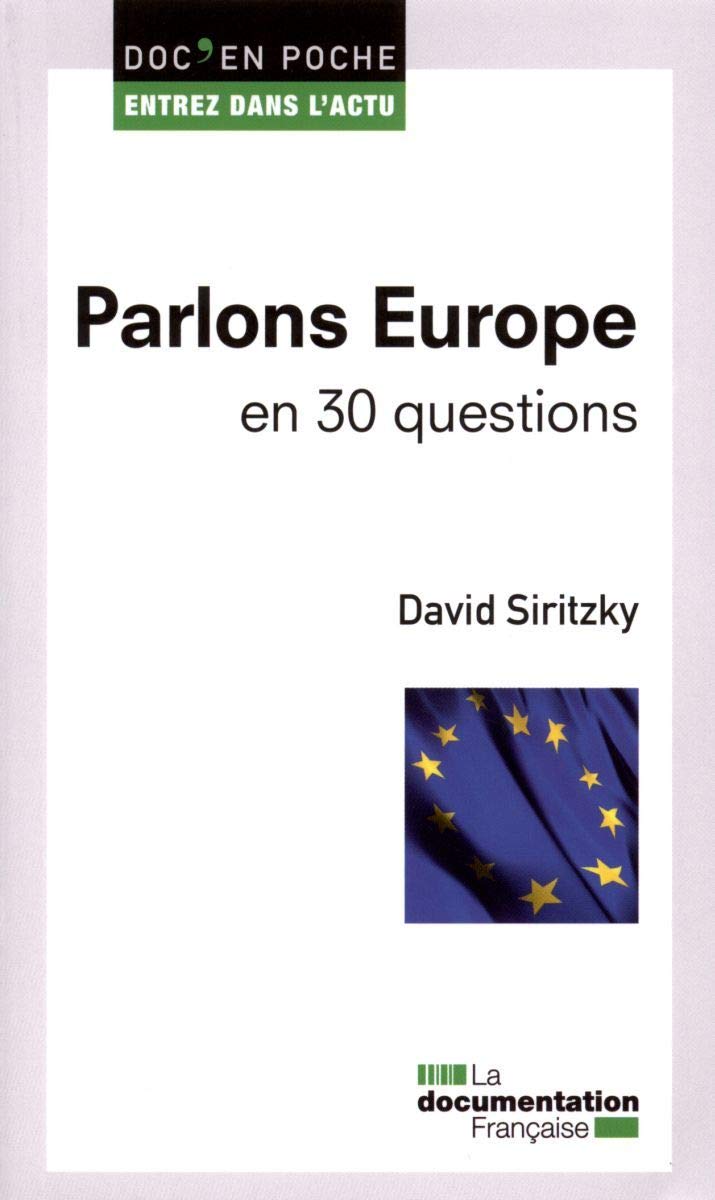 Parlons Europe en 30 questions book