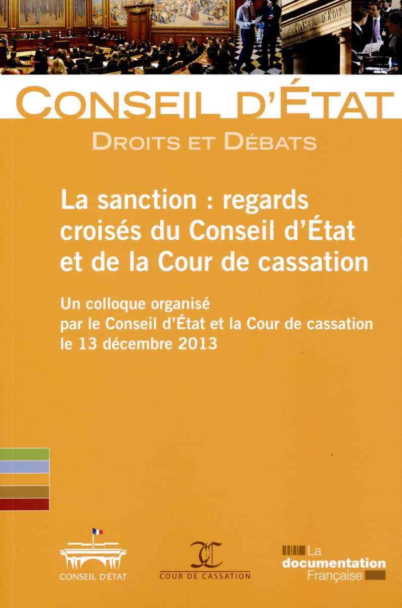 La sanction : Regards croisés du conseil d'état et de la cour de cassation book
