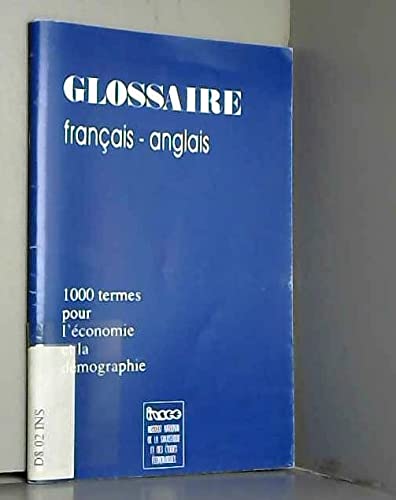 Glossaire français-anglais : économie démographie agriculture Books