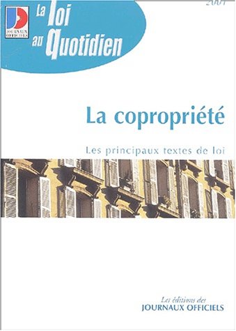 La copropriete (nø1069) (La Loi au Quotidien) Books