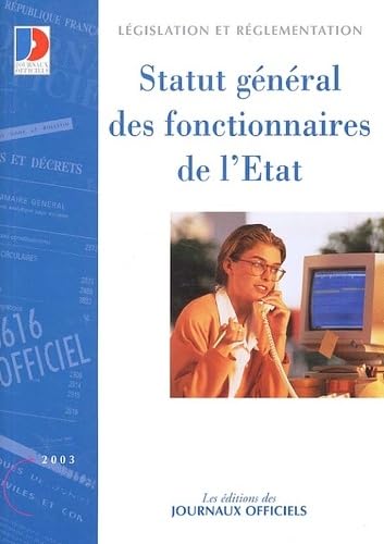 Statut général des fonctionnaires de l'Etat 2003 book