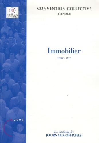 Immobilier : convention collective étendue : IDCC 1527 book
