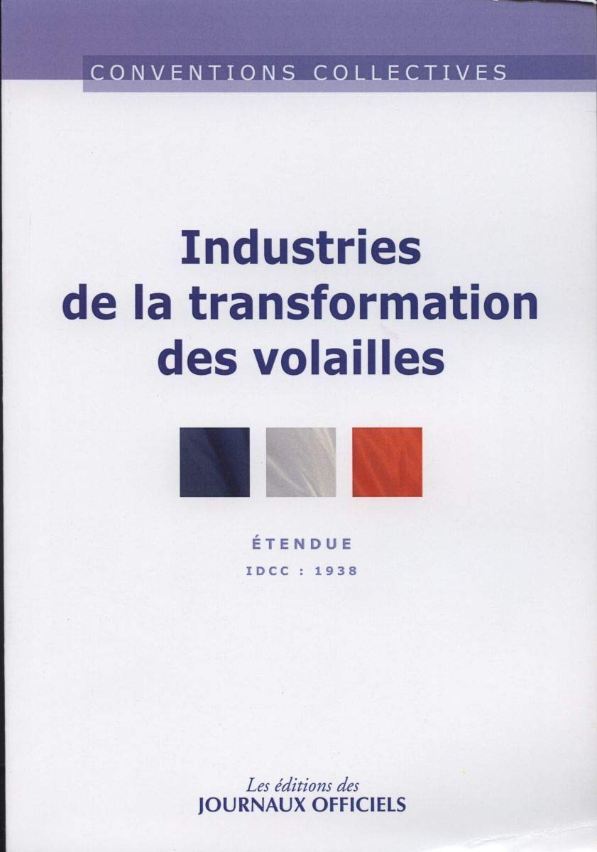Industries de la transformation des volailles book
