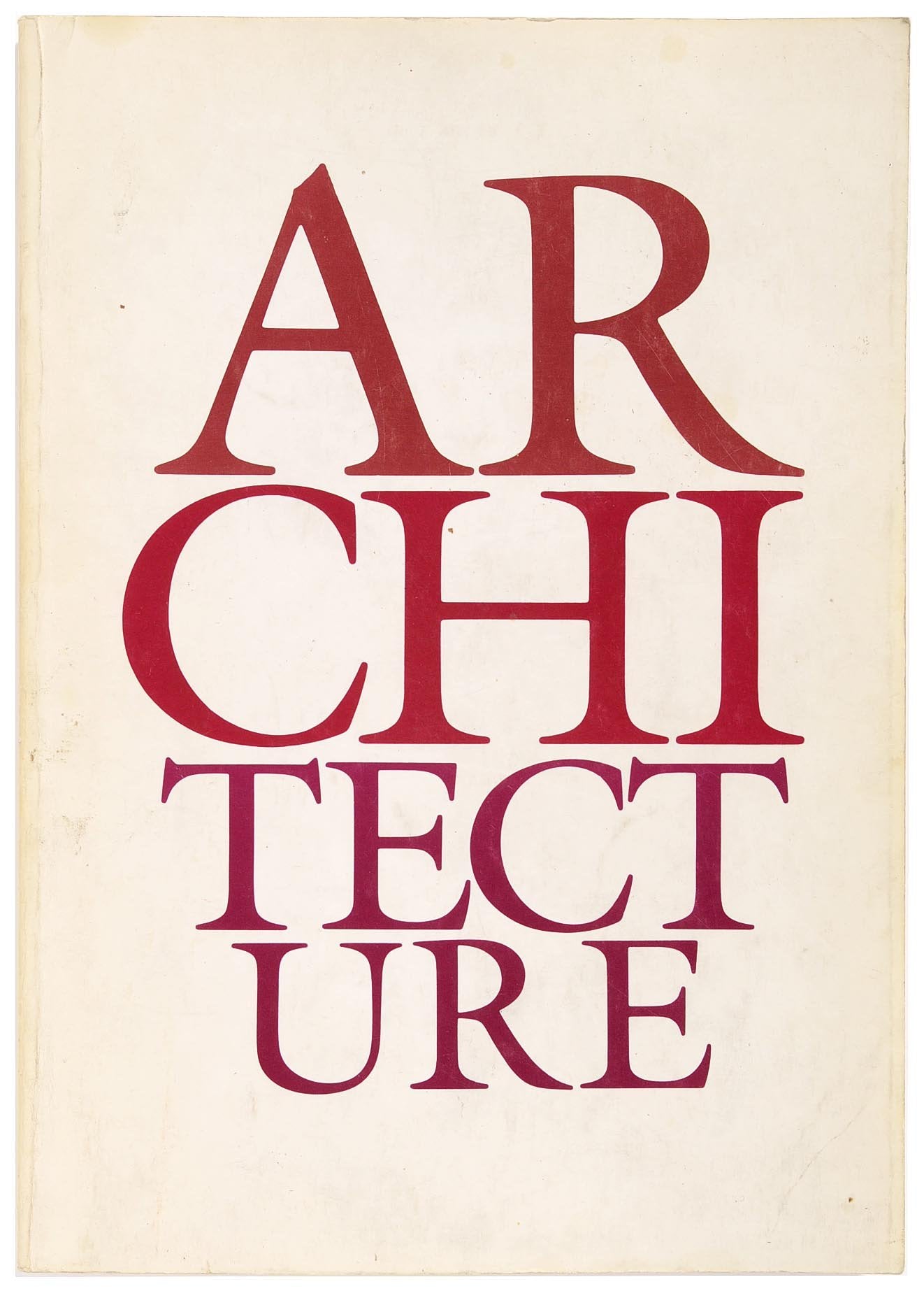 Architecture: Vocabulaire Books