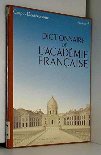 Dictionnaire de l'Académie française. Vol. 4 Books