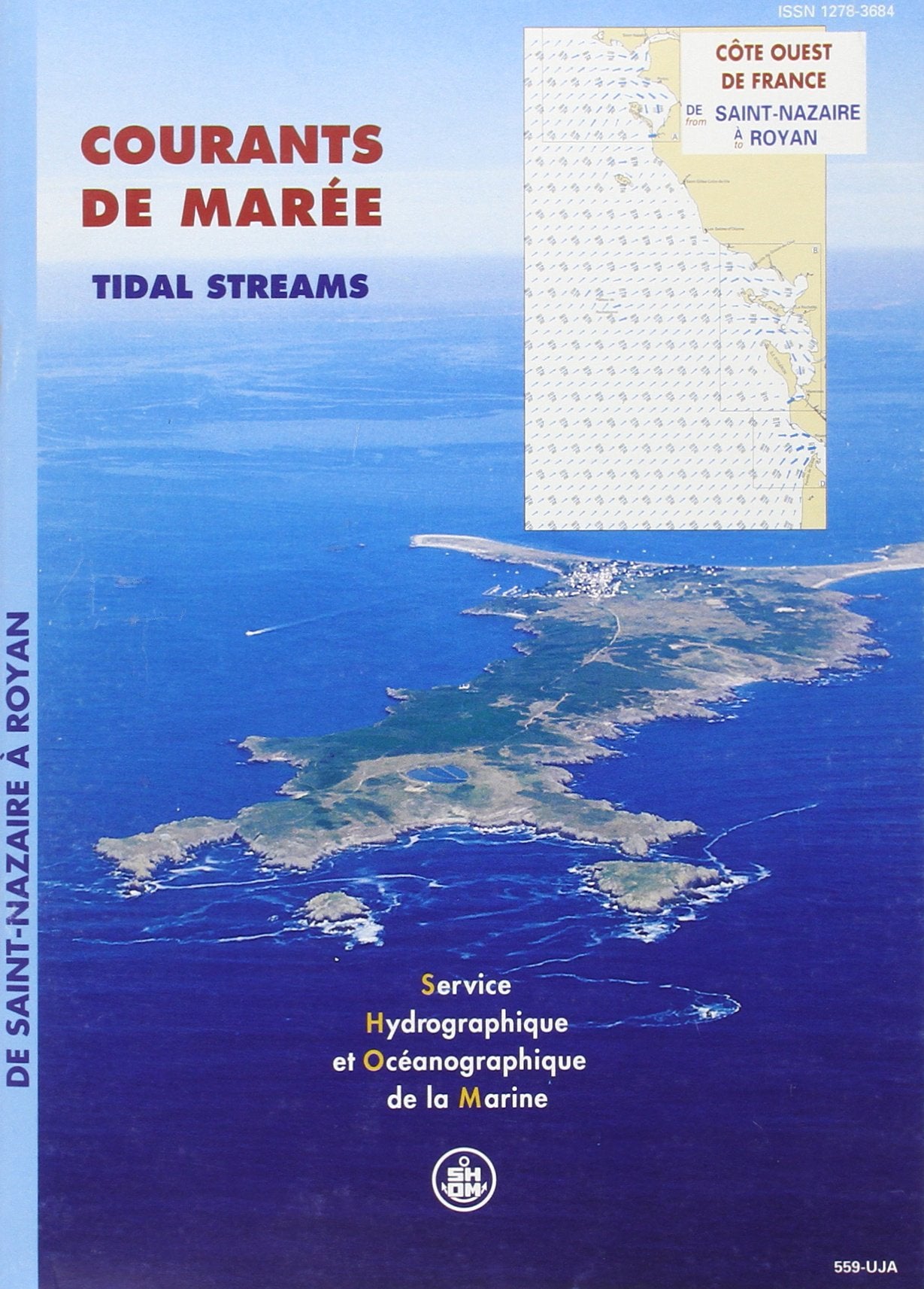 Carte marine : Courants des marées, côte ouest France Leisure, Home & Garden