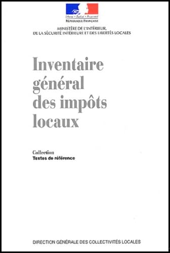 Inventaire général des impôts locaux book