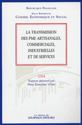 La transmission des PME artisanales, commerciales, industrielles et de services book