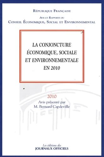 La conjoncture économique, sociale et environnementale en 2010 book