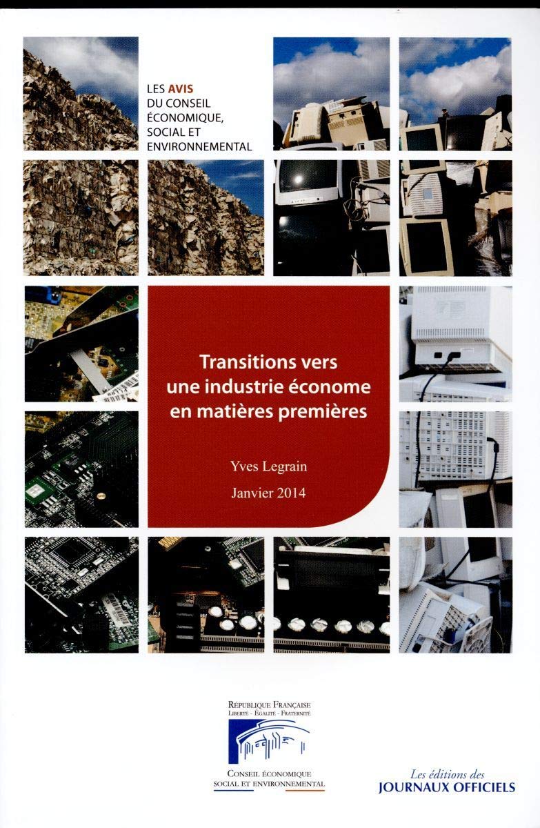 Transitions vers une industrie économe en matières premières janvier 2014 book