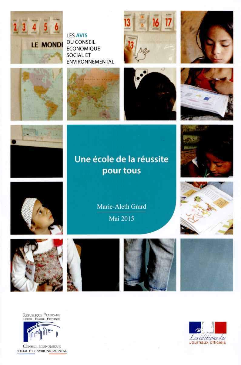Une école de la réussite pour tous - cese n 13-2015 book