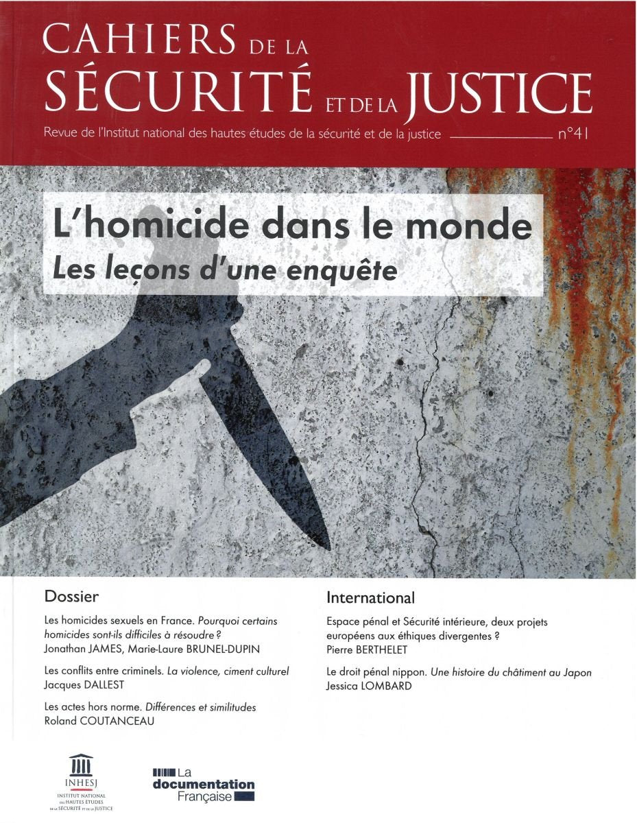 Cahiers de la sécurité et de la justice - L'homicide dans le monde book