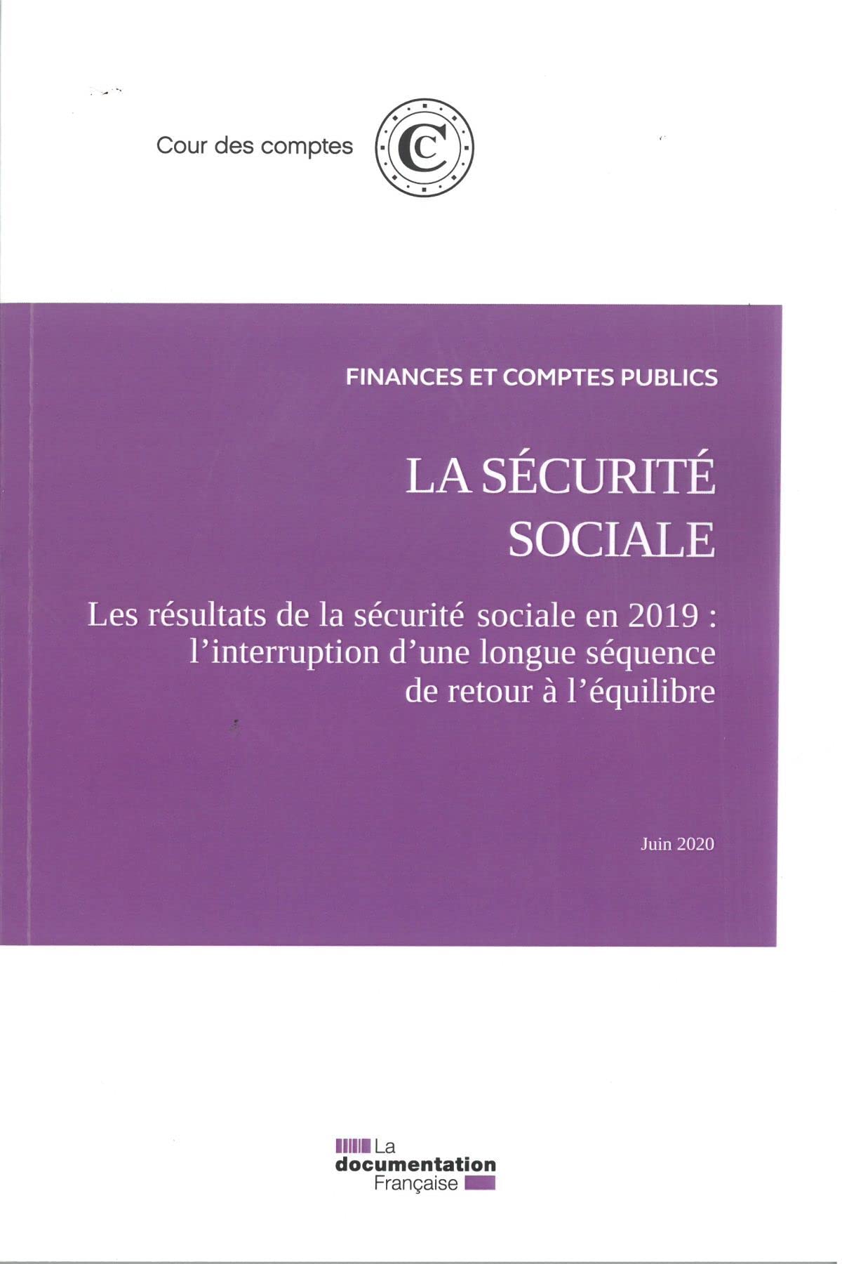 La sécurité sociale - Les résultats de la sécurité sociale en 2019: Juin-20 book