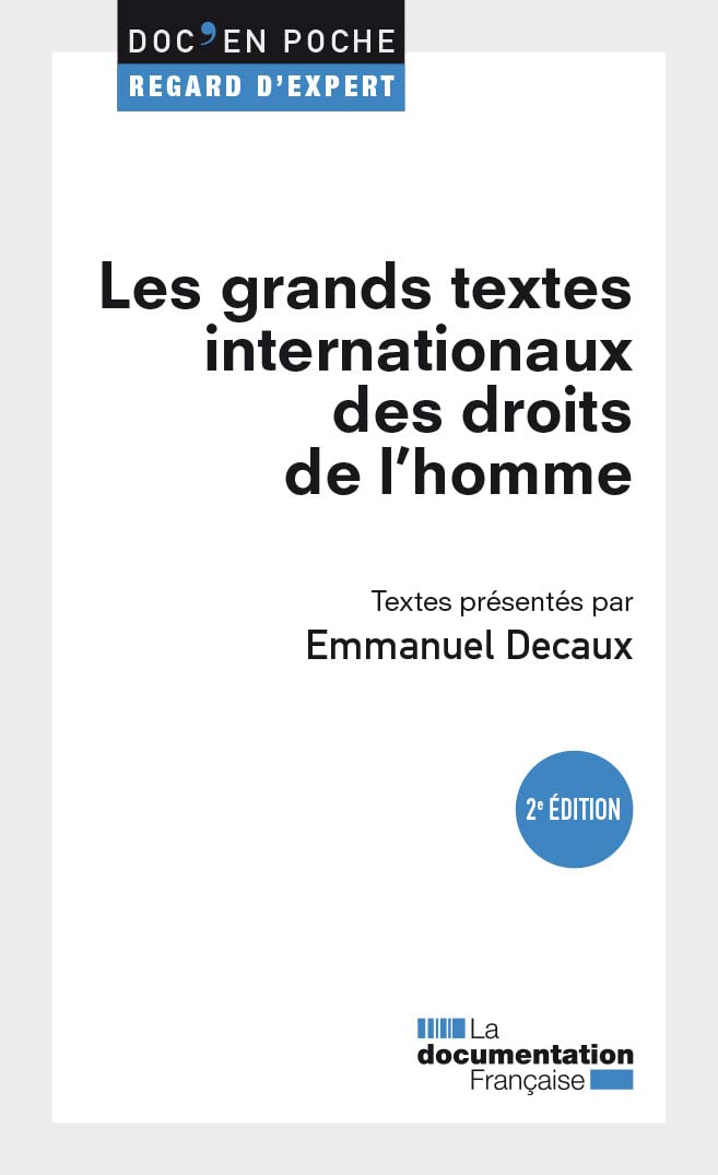 Les grands textes internationaux des droits de l'homme book