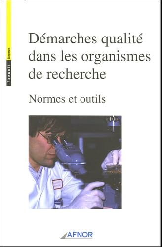 Démarches qualité dans les organismes de recherche: Normes et outils book