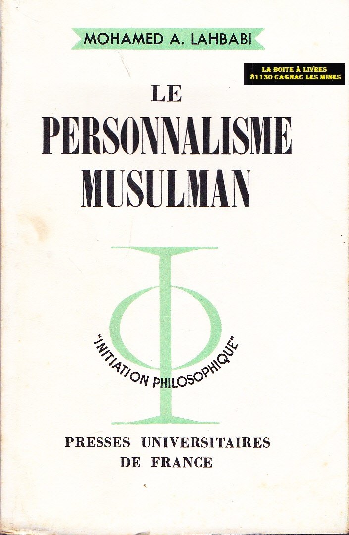 Le Personnalisme musulman book