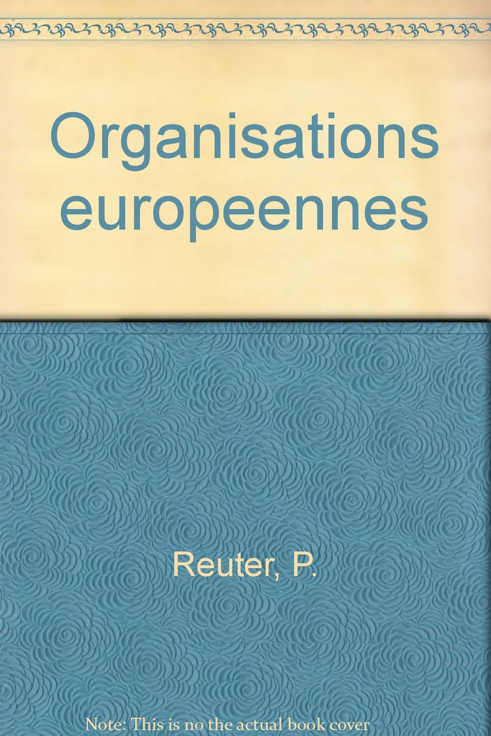 Organisations européennes Books