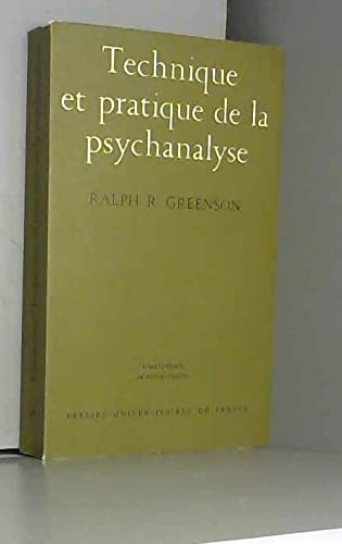 Technique et pratique de la psychanalyse book