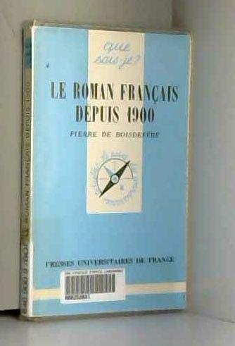 Le Roman français depuis 1900 Books