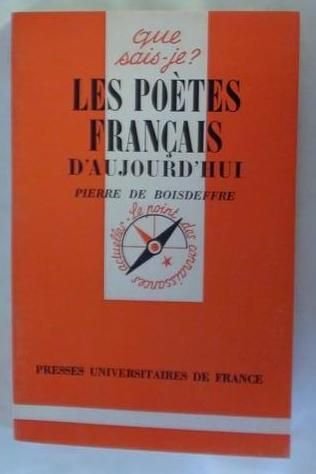 Les Poètes français d'aujourd'hui Books