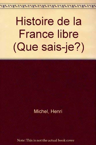 Histoire de la France libre Books