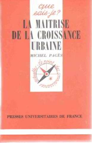 La Maitrise de la croissance urbaine book