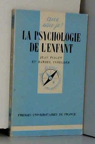 Psychologie de l'enfant (la) book