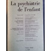 Psychiatrie de l'enfant, 1980, numéro 1, volume 23 book