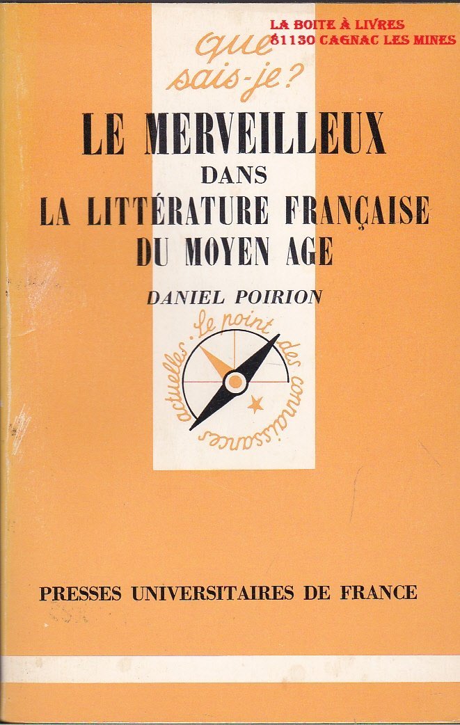 Le Merveilleux dans la littérature française du Moyen-Age book