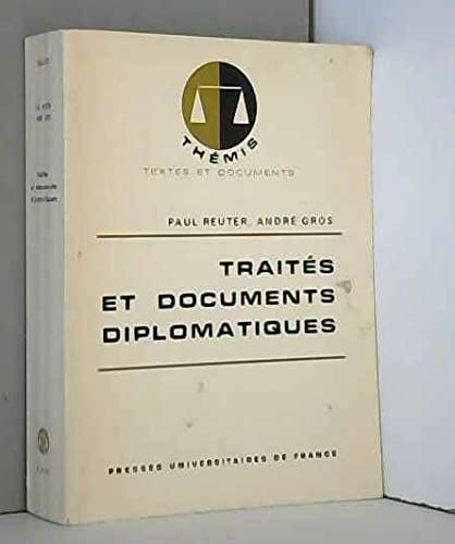 Traités et documents diplomatiques book