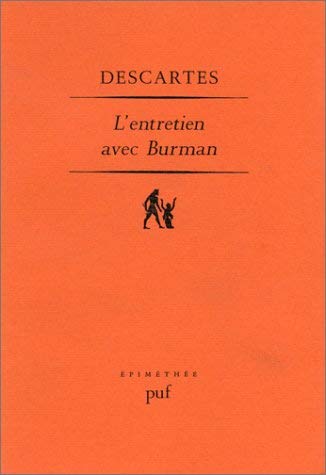 L'entretien avec Burman : manuscrit de Göttingen Books