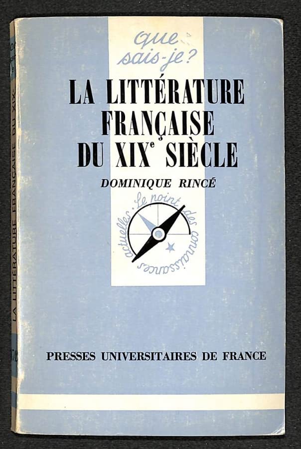 La Littérature française du 19e siècle book