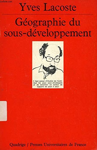 Géographie du sous-développement Books