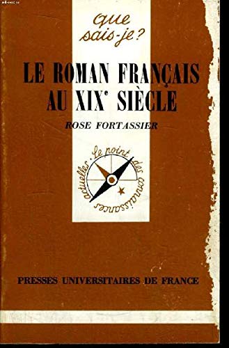 Roman francais au xixe siecle (le) book