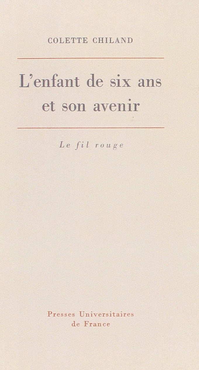 IAD - ENFANT DE 6 ANS ET SON AVENIR (L') book