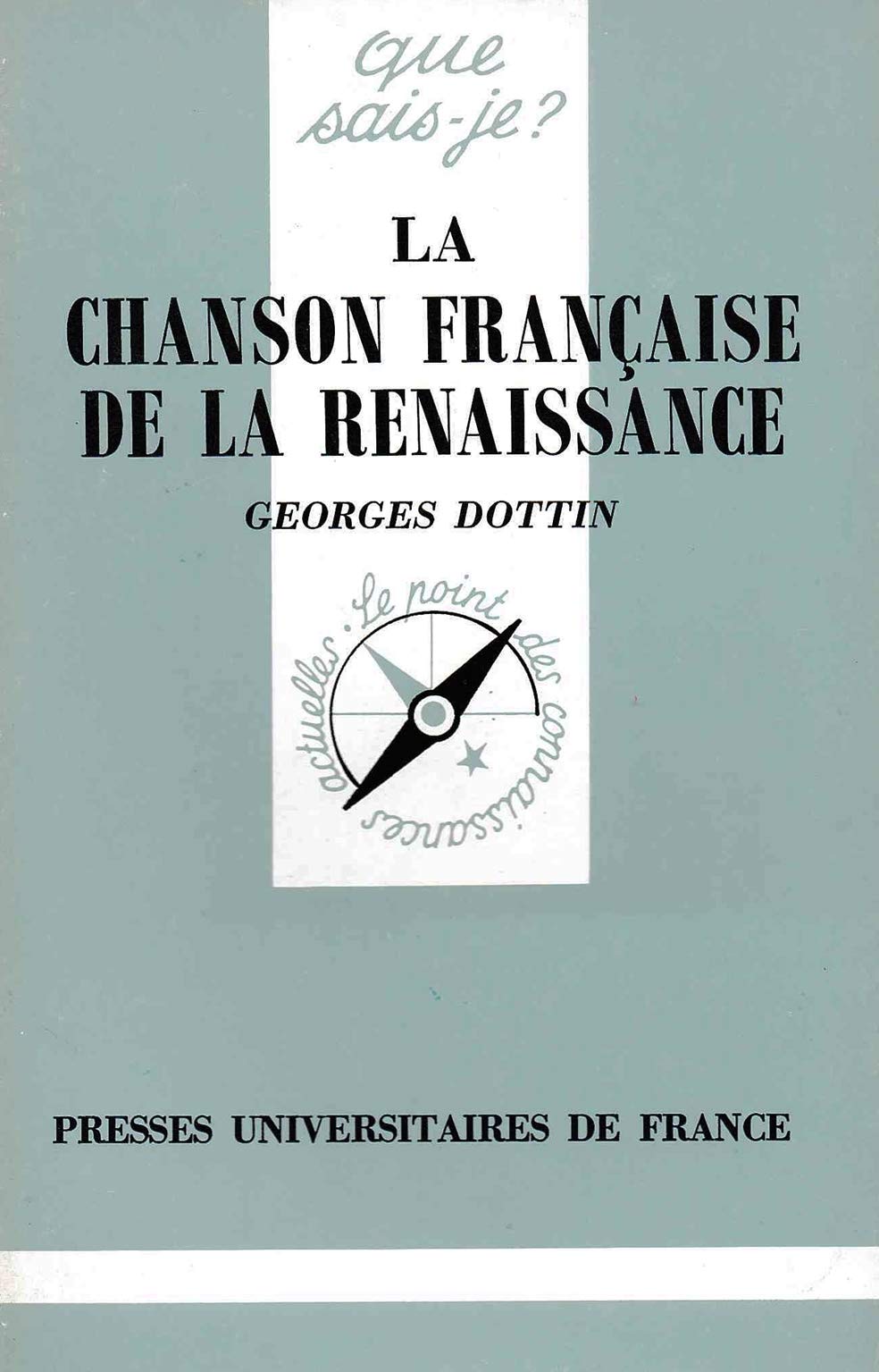 La chanson française de la Renaissance book