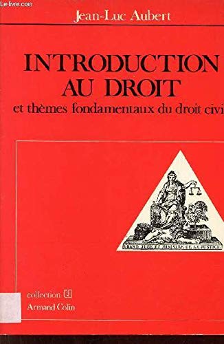 Introduction au droit et themes fondamentaux du droit civil (Collection U) (French Edition) Books