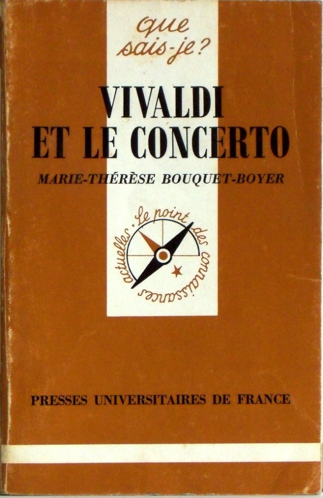 Vivaldi et le concerto book
