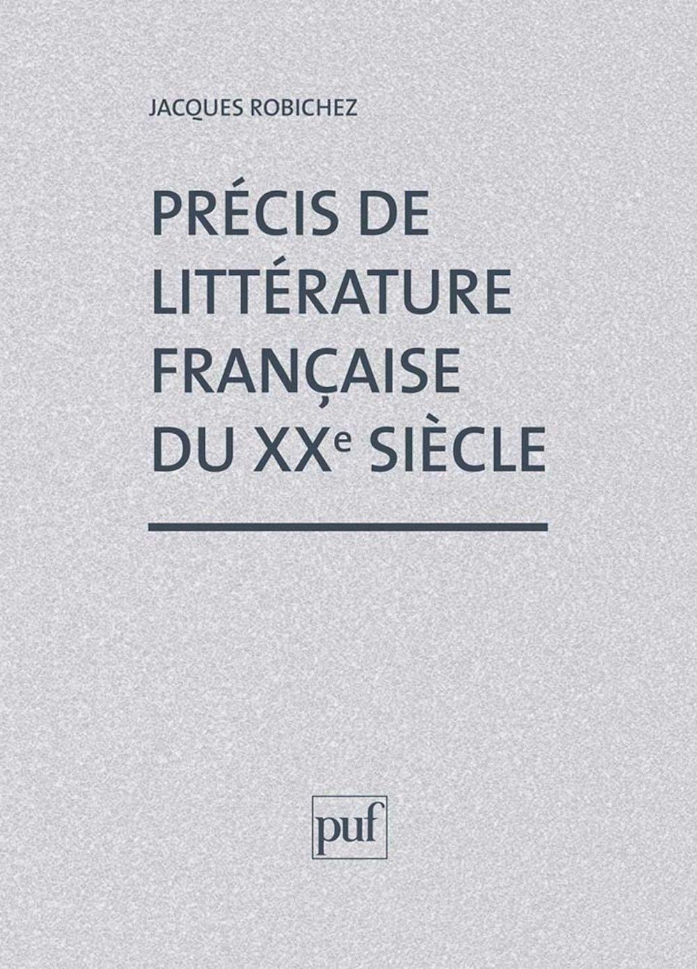 Précis littérature française XXe siècle book