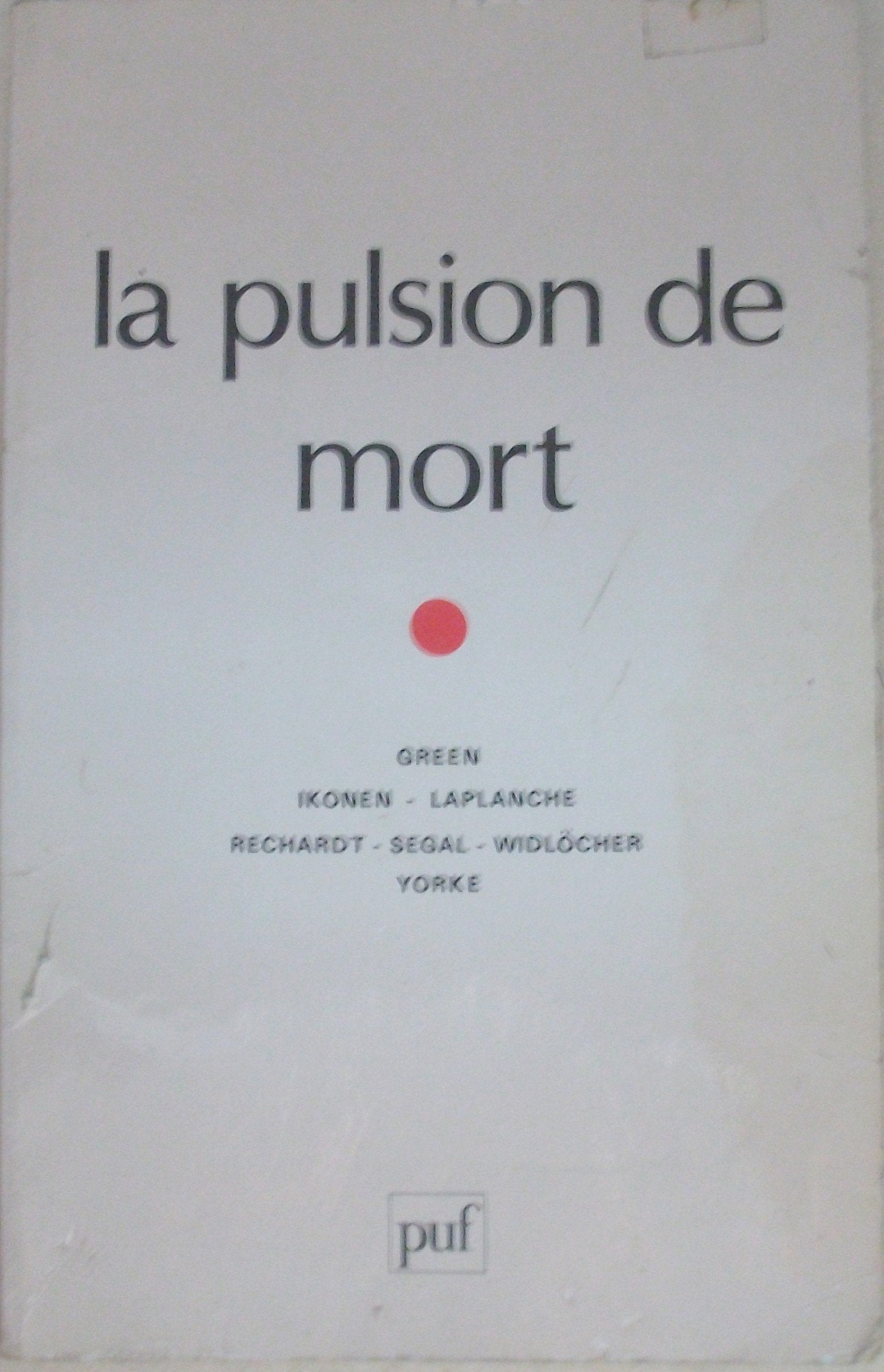 La pulsion de mort book