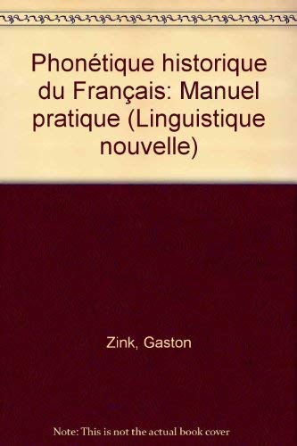 Phonetique historique du francais Books