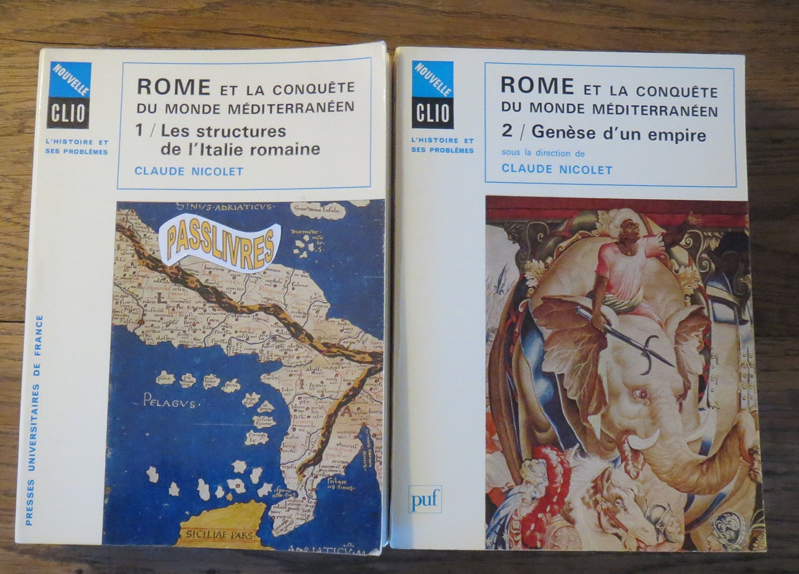 Rome et la conquete du monde méditerranéen : 264-27 avant j.-c. 1. les structures de l'Italie romain Books