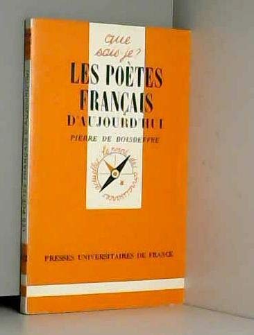 Les Poètes français d'aujourd'hui Books