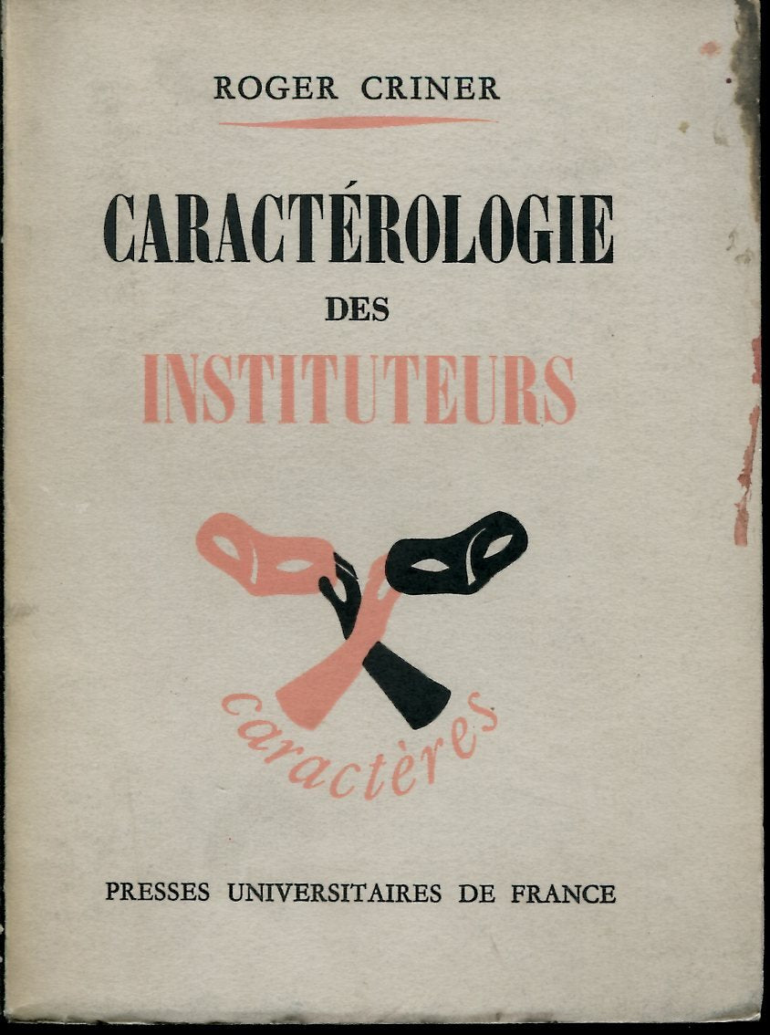 Caractérologie des instituteurs Psychology